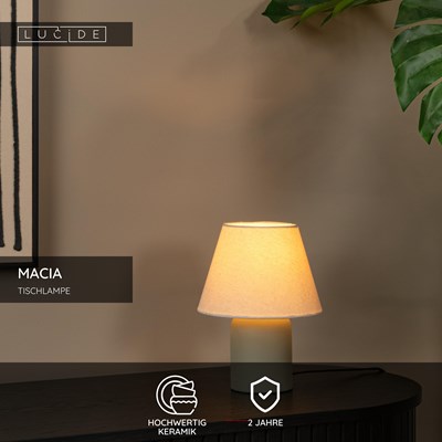 Lucide MACIA - Tischlampe - 1xE14 - Grün